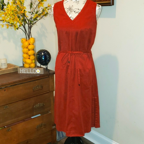 Talbots Dresses & Skirts - Talbots,  Size 4P Faux Suede Maxi Dress